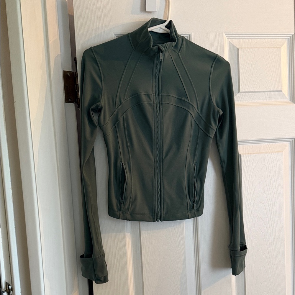 lululemon athletica Green Full-Zip Utility Jacket